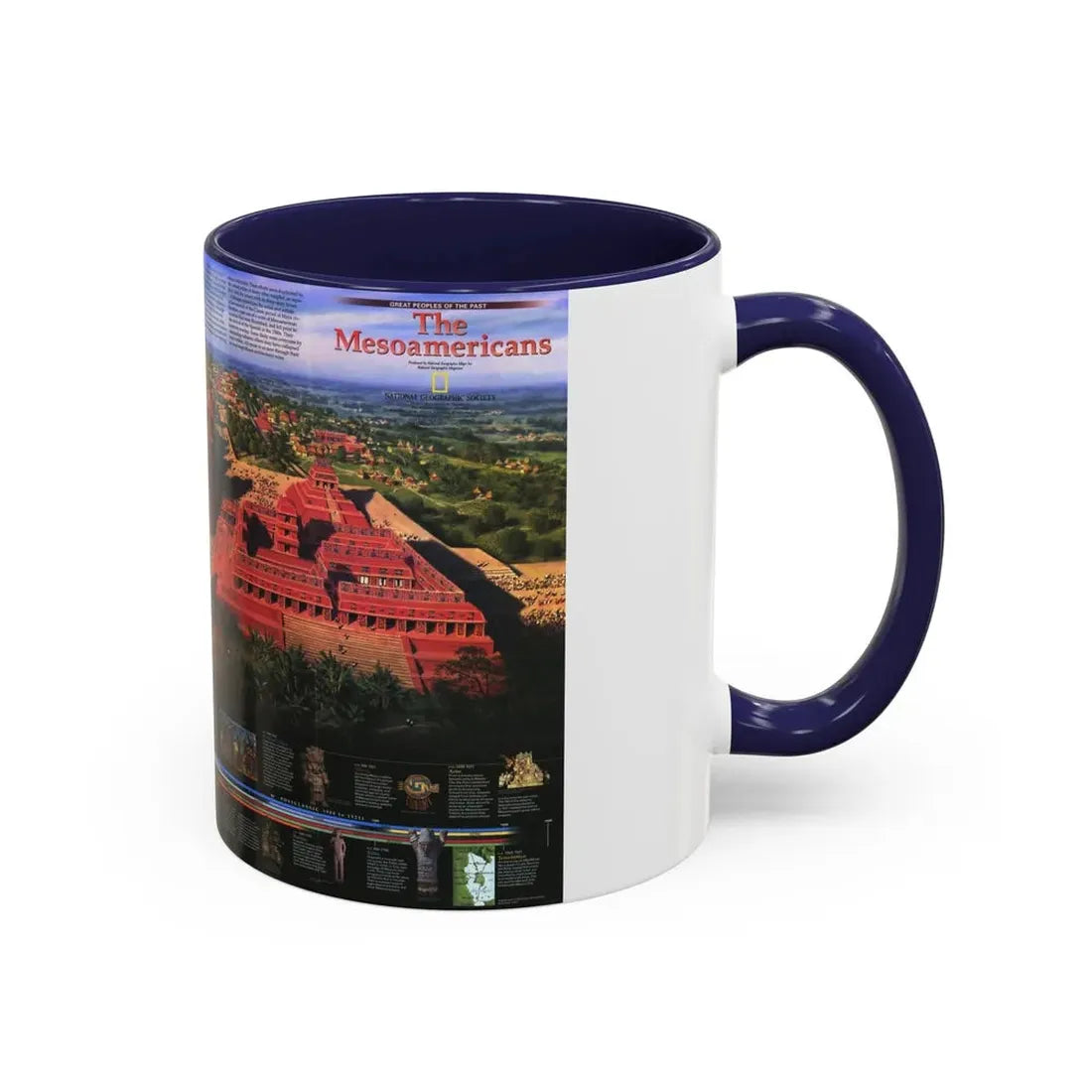 North America - The Mesoamericans (1997) (Map) Accent Coffee Mug - Go Mug Yourself