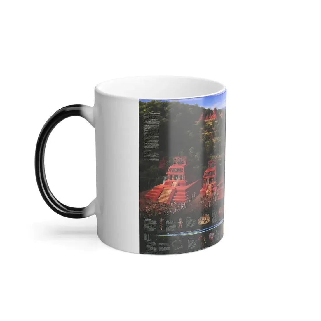 North America - The Mesoamericans (1997) (Map) Color Changing Mug 11oz - Go Mug Yourself