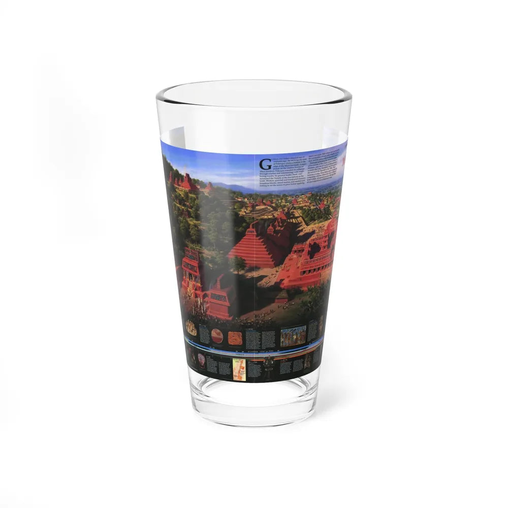 North America - The Mesoamericans (1997) (Map) Pint Glass 16oz-16oz-Go Mug Yourself