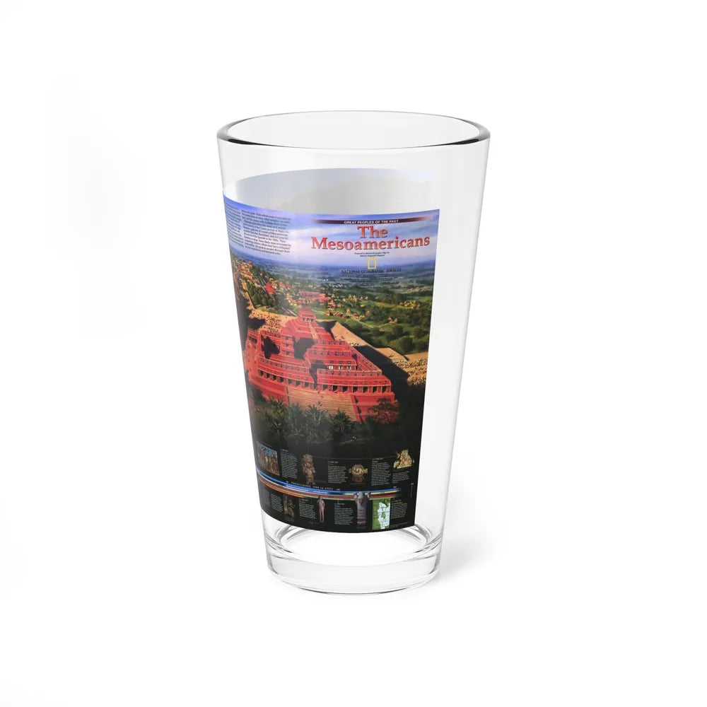 North America - The Mesoamericans (1997) (Map) Pint Glass 16oz-Go Mug Yourself