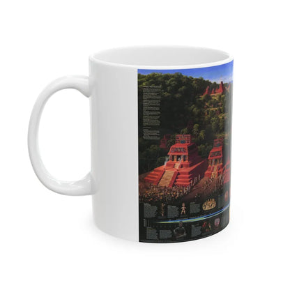 North America - The Mesoamericans (1997) (Map) White Coffee Mug-Go Mug Yourself