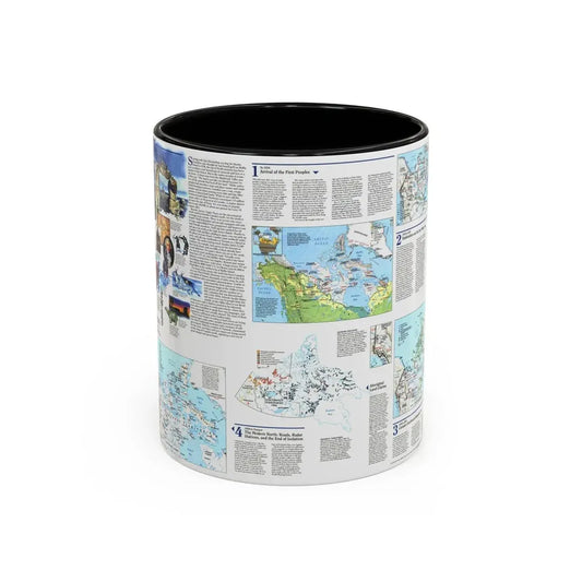 North America - The North (1997) (Map) Accent Coffee Mug 11oz Black - Go Mug Yourself