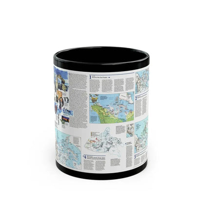 North America - The North (1997) (Map) Black Coffee Mug 11oz - Go Mug Yourself