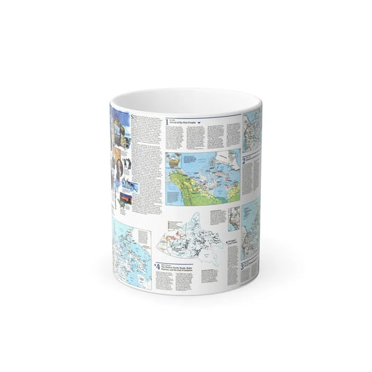 North America - The North (1997) (Map) Color Changing Mug 11oz-11oz-Go Mug Yourself