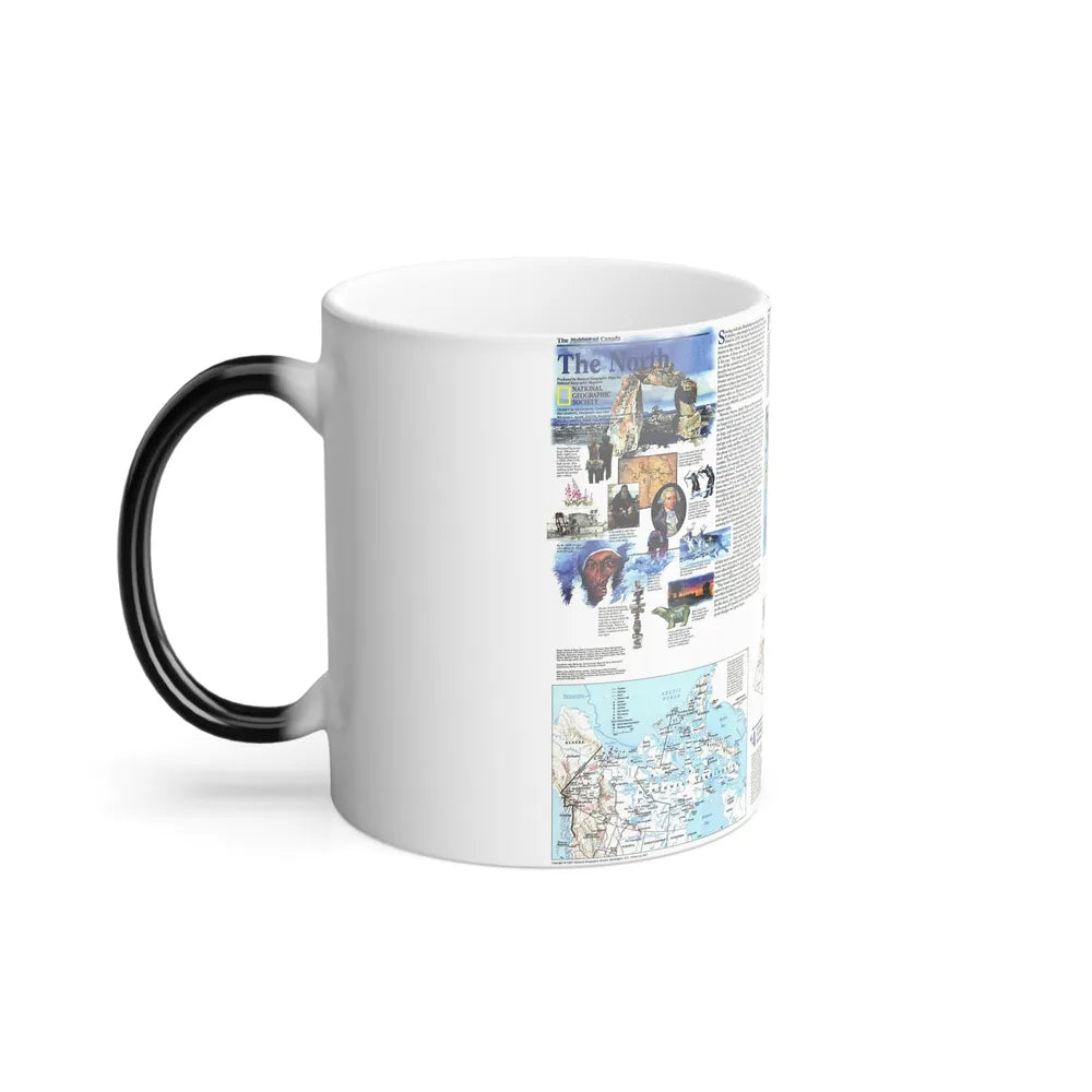 North America - The North (1997) (Map) Color Changing Mug 11oz-Go Mug Yourself