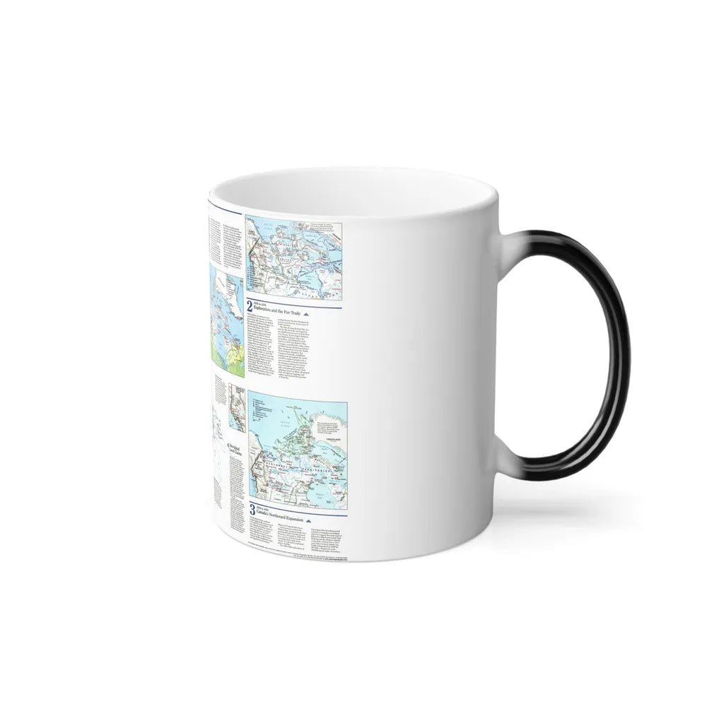 North America - The North (1997) (Map) Color Changing Mug 11oz-Go Mug Yourself