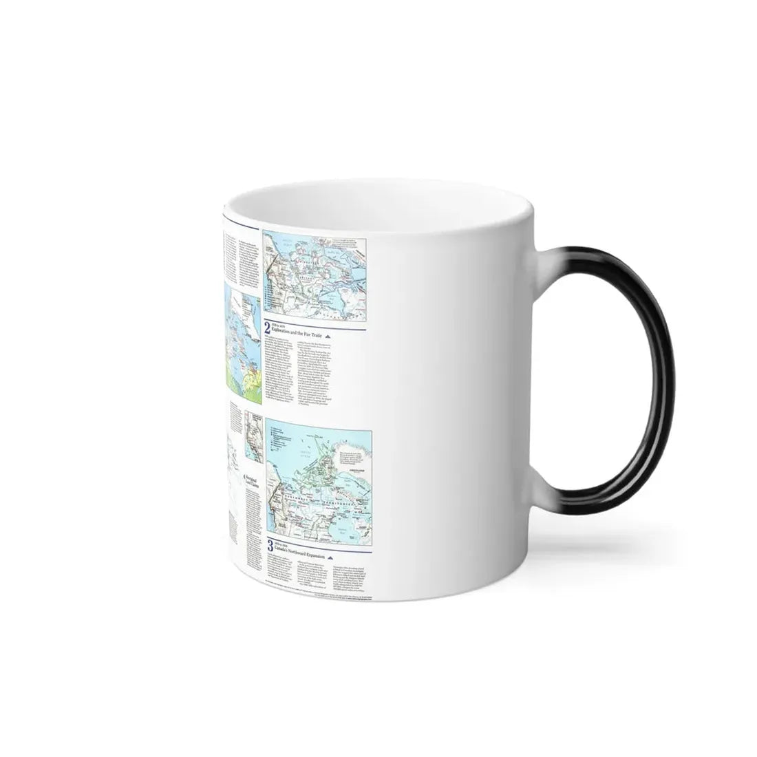 North America - The North (1997) (Map) Color Changing Mug 11oz - Go Mug Yourself