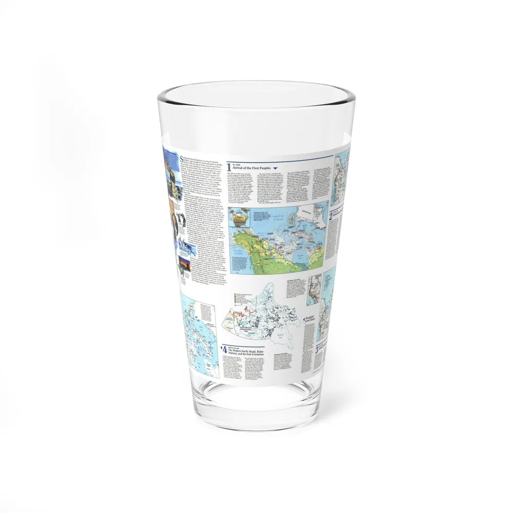 North America - The North (1997) (Map) Pint Glass 16oz-16oz-Go Mug Yourself