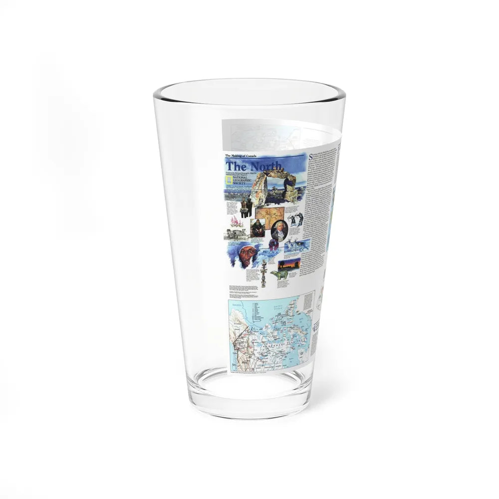 North America - The North (1997) (Map) Pint Glass 16oz-Go Mug Yourself