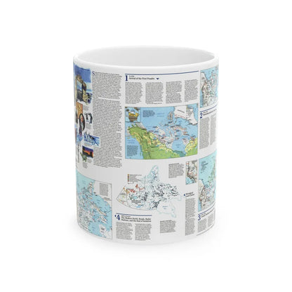 North America - The North (1997) (Map) White Coffee Mug-11oz-Go Mug Yourself