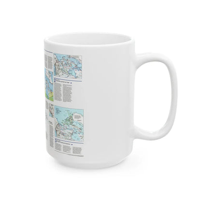 North America - The North (1997) (Map) White Coffee Mug-Go Mug Yourself