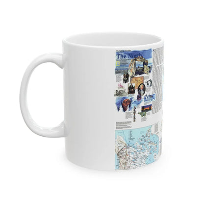 North America - The North (1997) (Map) White Coffee Mug-Go Mug Yourself