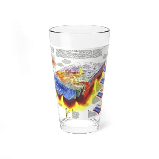 North America - The Shaping of a Continent (1985) (Map) Pint Glass 16oz 16oz - Go Mug Yourself