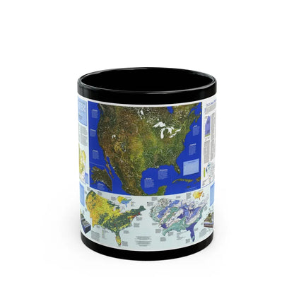 North America - Water- Precious Resource (1993) (Map) Black Coffee Mug-11oz-Go Mug Yourself