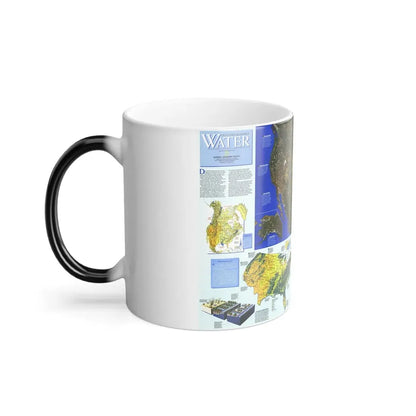 North America - Water- Precious Resource (1993) (Map) Color Changing Mug 11oz - Go Mug Yourself
