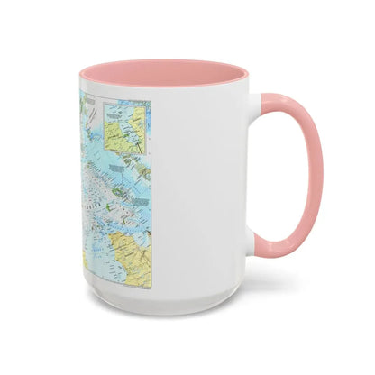 North America - Yukon and Northwest Territories (1997) (Map) Accent Coffee Mug - Go Mug Yourself