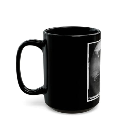 North Anna River, Va. Destroyed Bridge Of The Richmond And Fredericksburg Railroad (U.S. Civil War) Black Coffee Mug-Go Mug Yourself