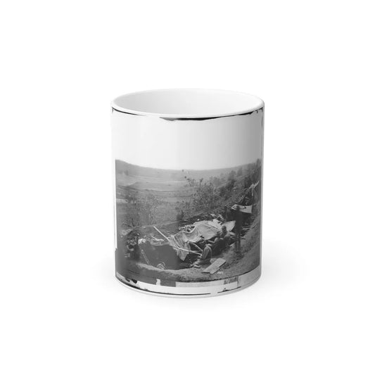 North Anna River, Va. Federal Troops Occupying Line of Breastworks on the North Bank (U.S. Civil War) Color Changing Coffee Mug 11oz-11oz-Go Mug Yourself