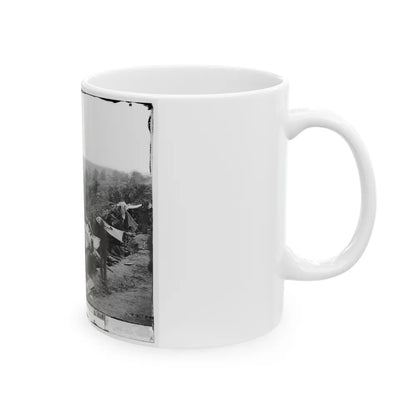 North Anna River, Va. Federal Troops Occupying Line Of Breastworks On The North Bank (U.S. Civil War) White Coffee Mug-Go Mug Yourself