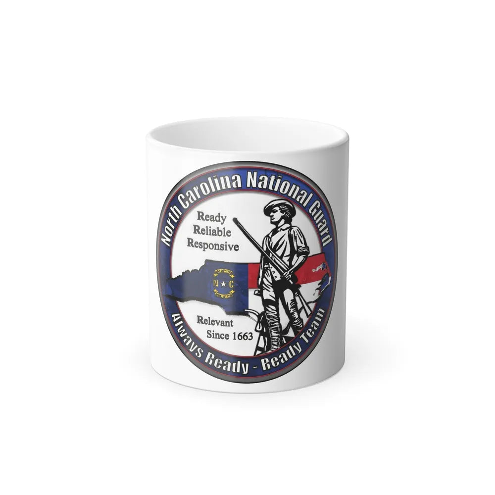 North Carolina National Guard - Color Changing Mug 11oz-11oz-Go Mug Yourself