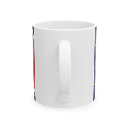 North Carolina Rebel Flag (United States) White Coffee Mug - Go Mug Yourself