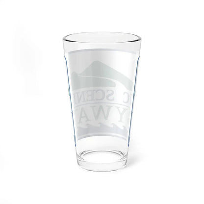 North Carolina Scenic Byway (North Carolina) (Road Sign) Pint Glass 16oz - Go Mug Yourself