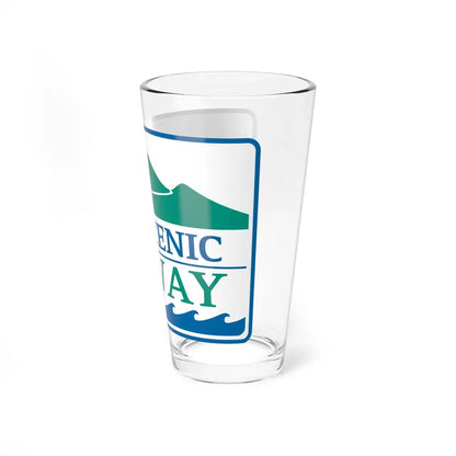 North Carolina Scenic Byway (North Carolina) (Road Sign) Pint Glass 16oz - Go Mug Yourself