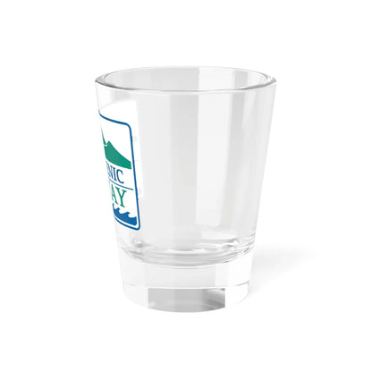 North Carolina Scenic Byway (North Carolina) (Road Sign) Shot Glass 1.5oz - Go Mug Yourself