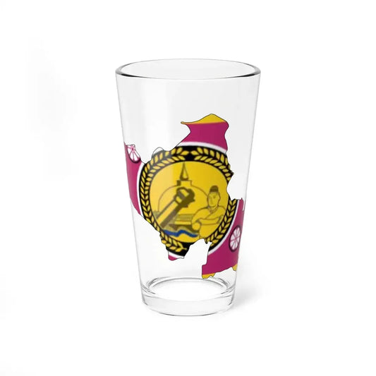 North Central Province Flag-map (Sri Lanka) Pint Glass 16oz 16oz - Go Mug Yourself