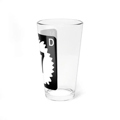 North Dakota 17 (North Dakota) (Road Sign) Pint Glass 16oz - Go Mug Yourself