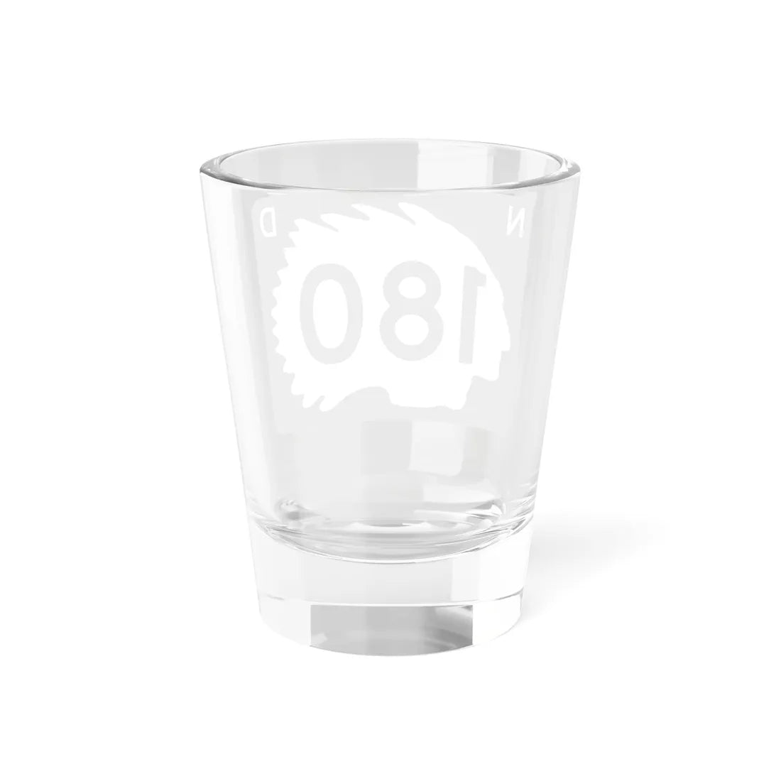 North Dakota 180 (North Dakota) (Road Sign) Shot Glass 1.5oz - Go Mug Yourself