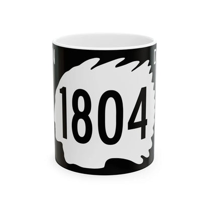 North Dakota 1804 (North Dakota) (Road Sign) White Coffee Mug 11oz - Go Mug Yourself