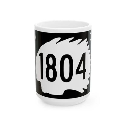 North Dakota 1804 (North Dakota) (Road Sign) White Coffee Mug 15oz - Go Mug Yourself