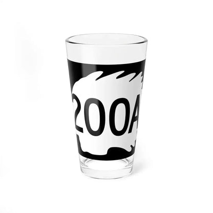 North Dakota 200A (North Dakota) (Road Sign) Pint Glass 16oz 16oz - Go Mug Yourself