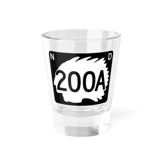 North Dakota 200A (North Dakota) (Road Sign) Shot Glass 1.5oz 1.5oz - Go Mug Yourself