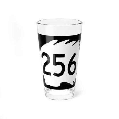 North Dakota 256 (North Dakota) (Road Sign) Pint Glss 16oz 16oz - Go Mug Yourself