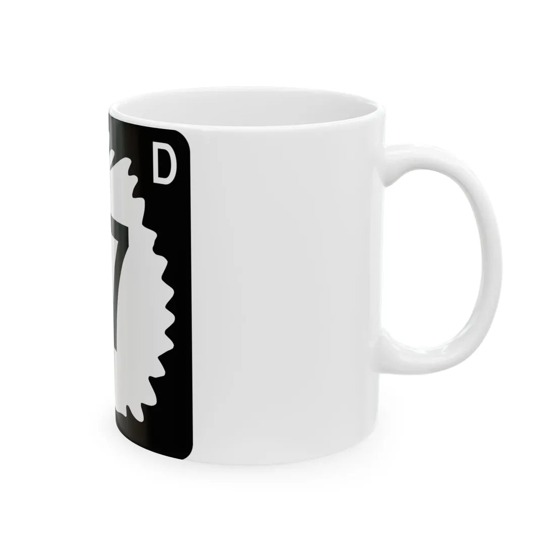 North Dakota 27 (North Dakota) (Road Sign) White Coffee Mug - Go Mug Yourself
