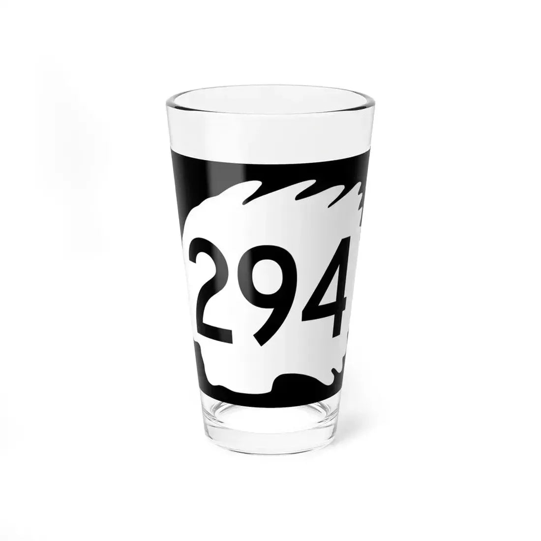 North Dakota 294 (North Dakota) (Road Sign) Pint Glass 16oz 16oz - Go Mug Yourself