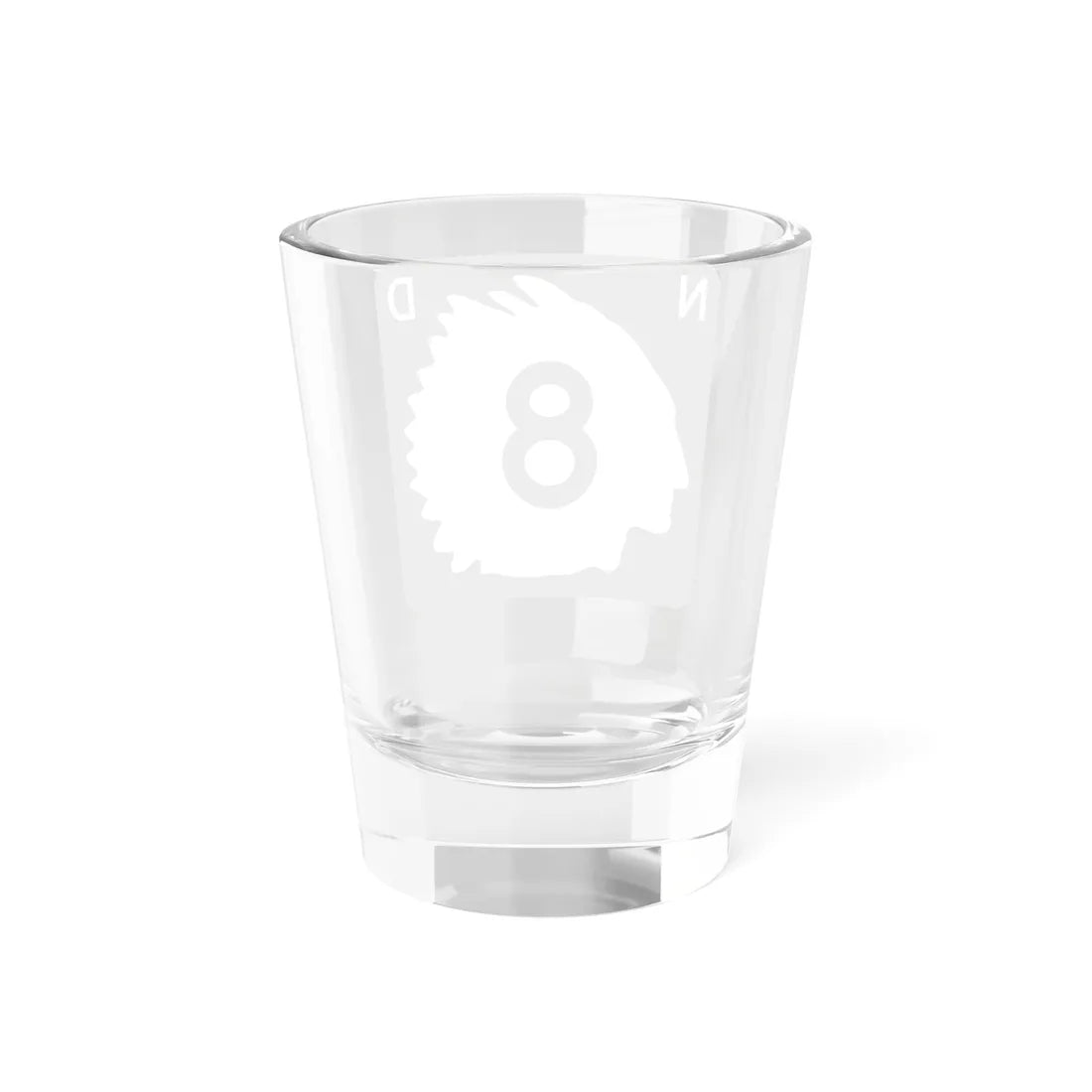 North Dakota 8 (North Dakota) (Road Sign) Shot Glass 1.5oz - Go Mug Yourself