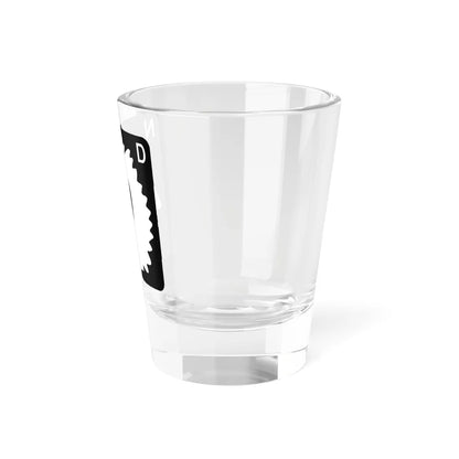 North Dakota 9 (North Dakota) (Road Sign) Shot Glass 1.5oz - Go Mug Yourself