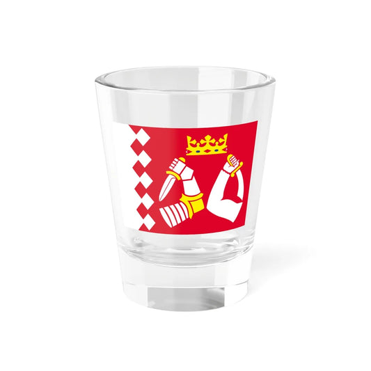 North karelia flag (Finland) Shot Glass 1.5oz 1.5oz - Go Mug Yourself