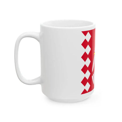 North karelia flag (Finland) White Coffee Mug - Go Mug Yourself