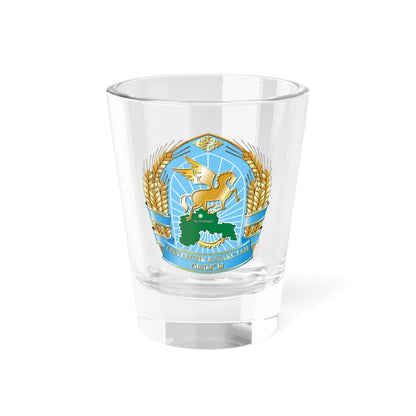 North Kazakhstan province seal (Kazakhstan) (Coat of Arms) Shot Glass 1.5oz 1.5oz - Go Mug Yourself
