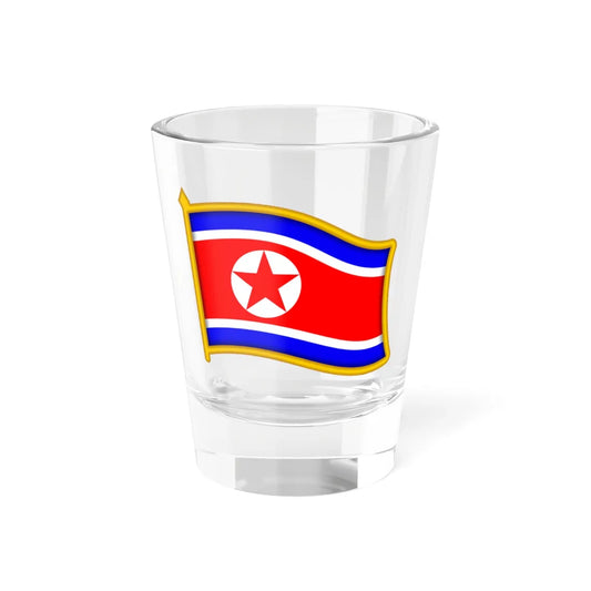 North Korea flag pin (Korea) Shot Glass 1.5oz 1.5oz - Go Mug Yourself