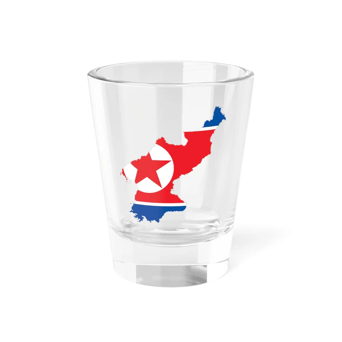 North Korea-Flagmap (Korea) Shot Glass 1.5oz 1.5oz - Go Mug Yourself