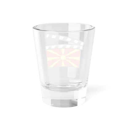 North Macedonia film clapperboard (North Macedonia) Shot Glass 1.5oz - Go Mug Yourself