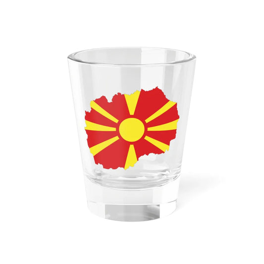 North Macedonia-Flagmap (North Macedonia) Shot Glass 1.5oz 1.5oz - Go Mug Yourself