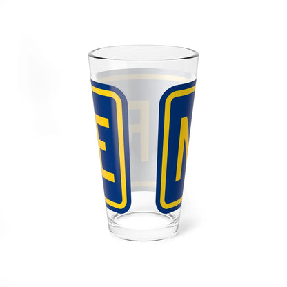 North plate county es (Puerto Rico) (Road Sign) Pint Glass 16oz - Go Mug Yourself
