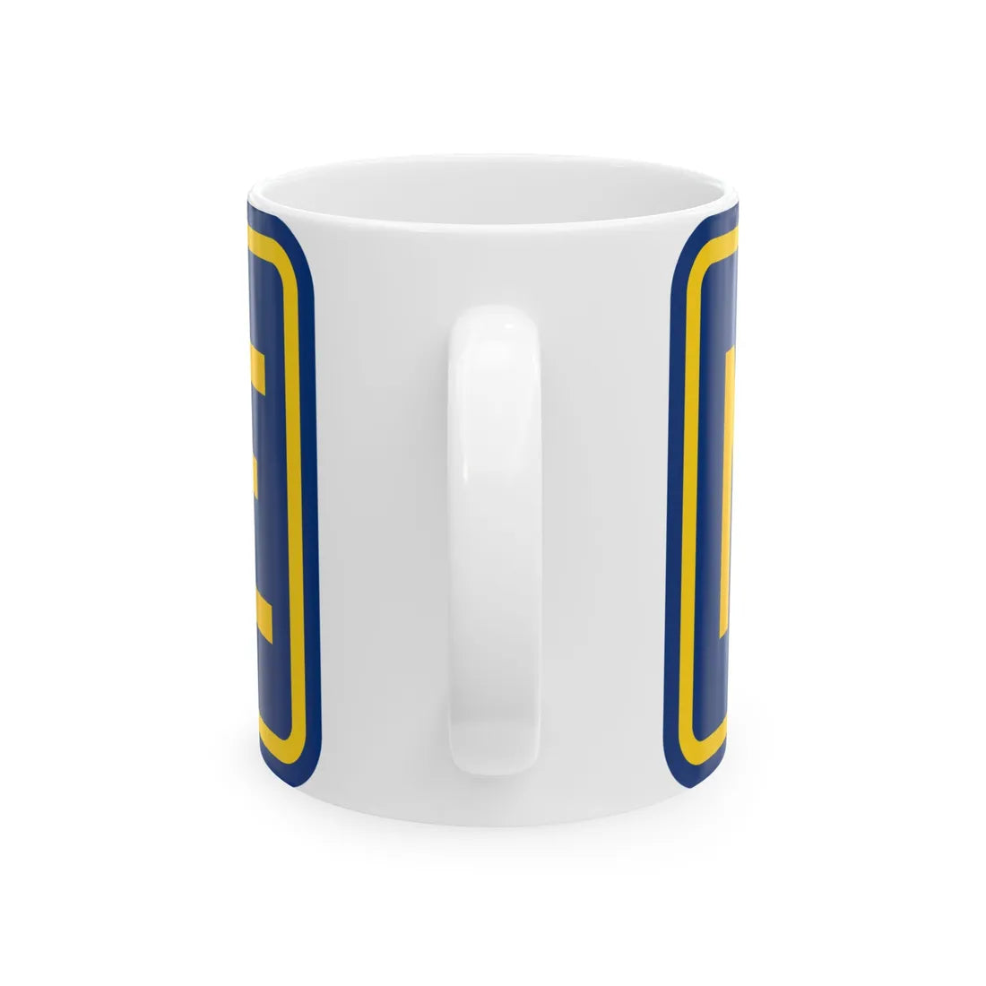 North plate county es (Puerto Rico) (Road Sign) White Coffee Mug - Go Mug Yourself