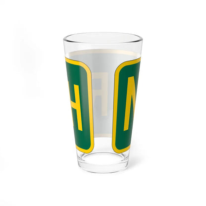 North plate GSP (New Jersey) (Road Sign) Pint Glass 16oz - Go Mug Yourself